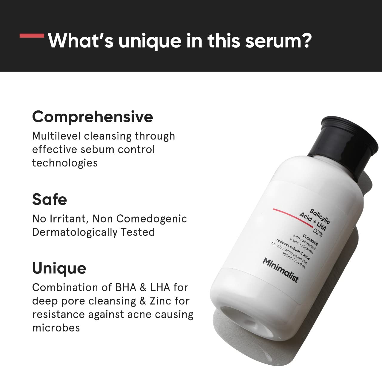 Minimalist skin science Anti-Acne Salicylic Acid 2% Face Wash For Oily