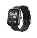 Oraimo Watch 6 smartwatch featuring a large 2.04 inch TFT display with Anti-Scratch Panda Glass, showcasing fitness tracking metrics and a custom AI watch face.