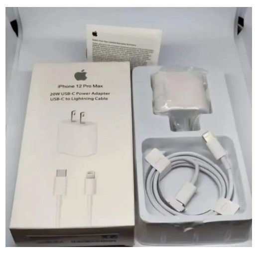 Iphone 20W PD Premium quality Fast Charger Adapter with USB-C to Lighting Cable For 13 pro max/13 pro/13/13 mini/ 12 pro max, 12 pro, 12, 12 mini, 11 pro max, 11 pro, 11