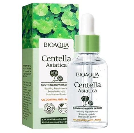BIOAQUA Centella Asiatica Soothing Repair Facial Serum Nourish Oil Control Anti-Acne Face Skin Care 30ml
