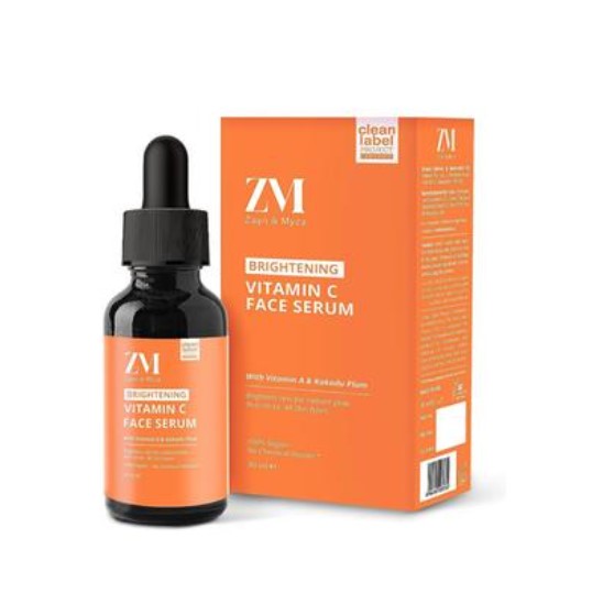 Zayn & Myza Vitamin C Face Serum 30ml | Stable Vitamin C for Dull & Oily Skin
