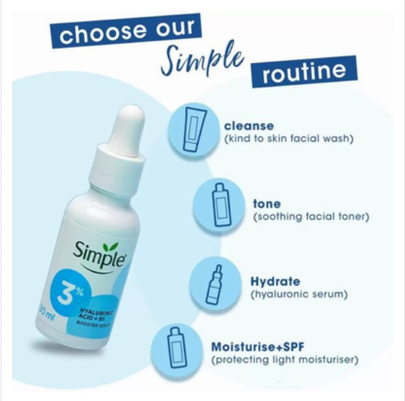 Simple Hyaluronic Acid B5 Booster Serum 30ml