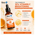 The Derma Plus 10 percent Vitamin C Brightening Face Serum – 30 ml