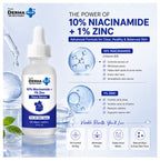 The Derma Plus 10 percent Niacinamide plus 1 percent Zinc Face Serum – 30 ml