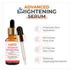 Skin'O Advanced Brightening Serum 30ml | Niacinamide & Alpha Arbutin for Glowing, Spot-Free Skin