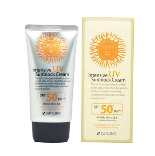 3W Clinic Intensive UV Sunblock Cream SPF50Plus PA-70 ml