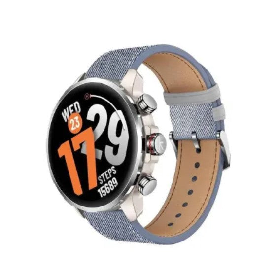 Kieslect KR 3 Calling Smartwatch 1.5" AMOLED & Dual-Band GPS for Fitness Enthusiasts