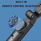 XT-02 H1 Bluetooth Wireless Remote Selfie Stick Holder Handheld Monopod Selfie Stick with Tripod Stand