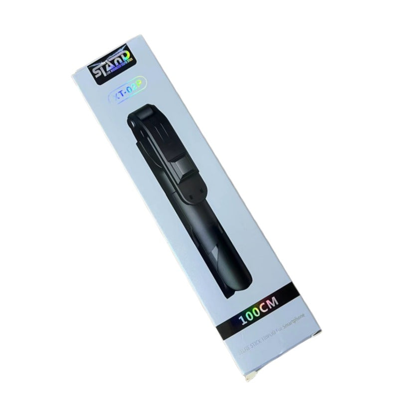 XT-02 H1 Bluetooth Wireless Remote Selfie Stick Holder Handheld Monopod Selfie Stick with Tripod Stand